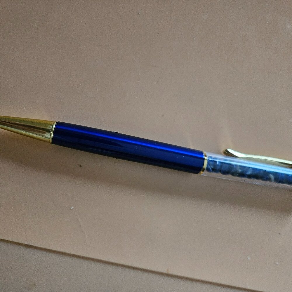 lapus lazuli gemstone pen never used gemstone is for wisdom, truth
